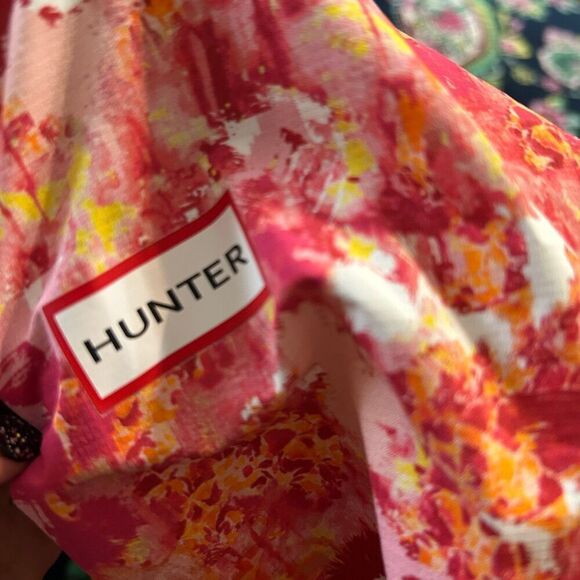 HUNTER rain jacket coat long sleeve with pockets zippered size Large kids - Picture 7 of 9